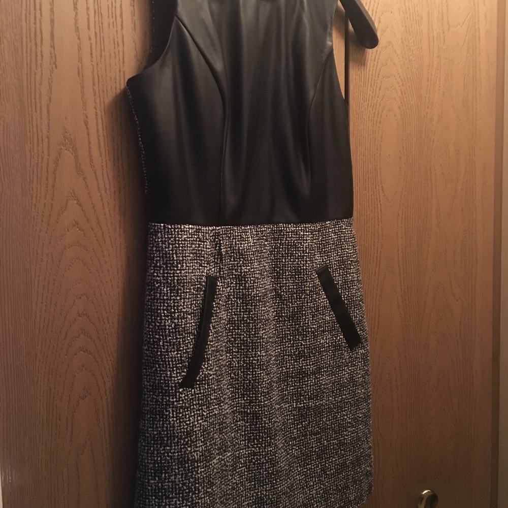 Black tweed dress